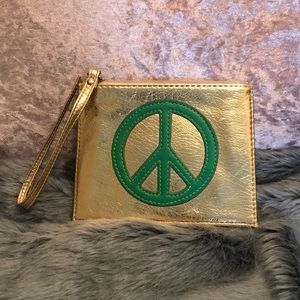 Gold and Green Peace Sign Wrislet